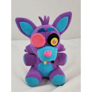 FNAF Five Nights at Freddy's Blacklight Purple Foxy Plush 8” 2017 Funko